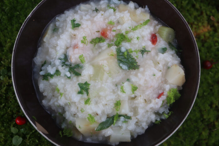 ANAKUSA GAYU, plat traditionnel japonais aux 7 herbes